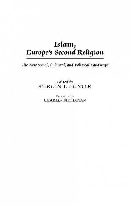 Islam, Europe’s Second Religion