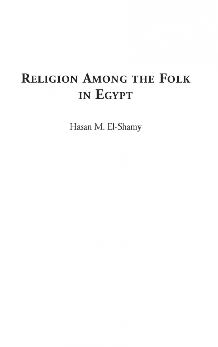 Religion among the Folk in Egypt