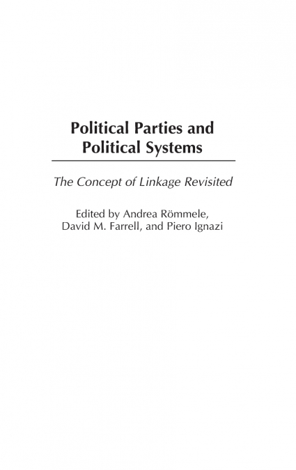 Political Parties and Political Systems