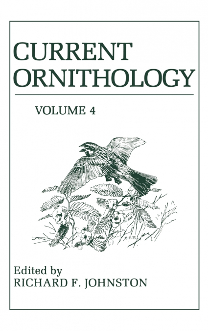 Current Ornithology, Volume 4