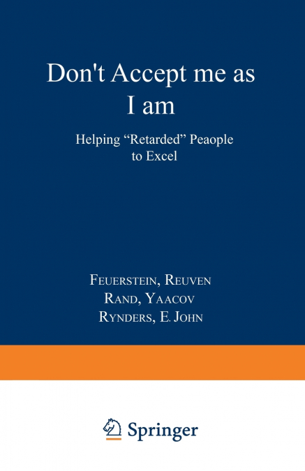 Don T Accept Me as I Am