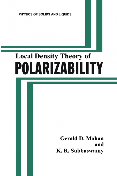 Local Density Theory of Polarizability