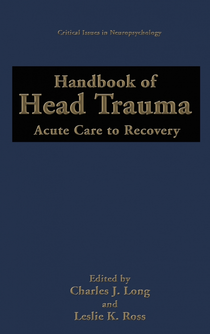 Handbook of Head Trauma