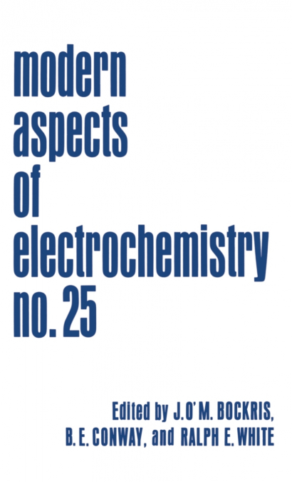 Modern Aspects of Electrochemistry