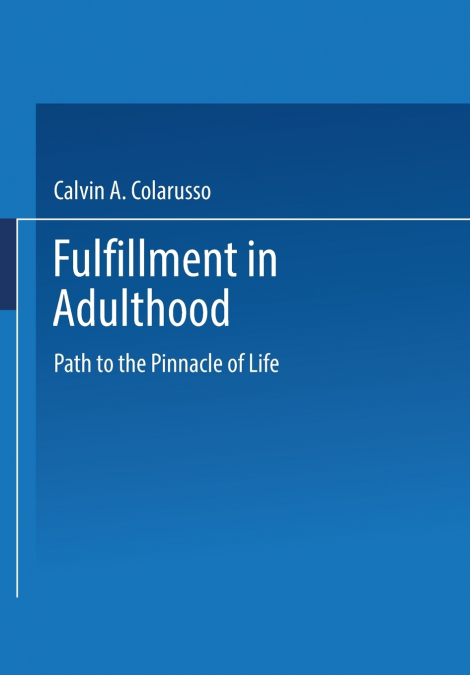 Fulfillment in Adulthood