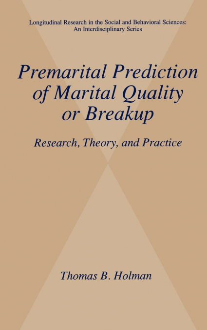 Premarital Prediction of Marital Quality or Breakup