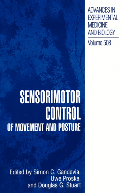 Sensorimotor Control of Movement and Posture