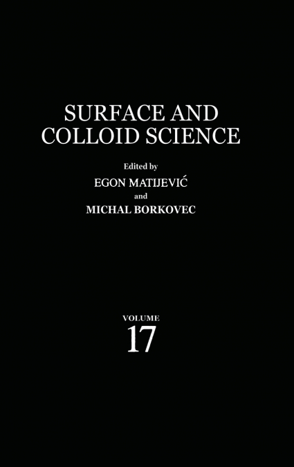 Surface and Colloid Science