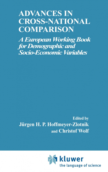 Advances in Cross-National Comparison