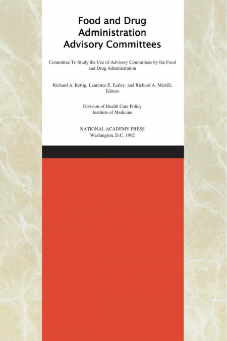 Food and Drug Administration Advisory Committees