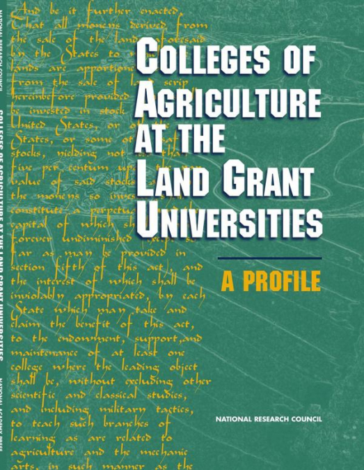 Colleges of Agriculture at the Land Grant Universities