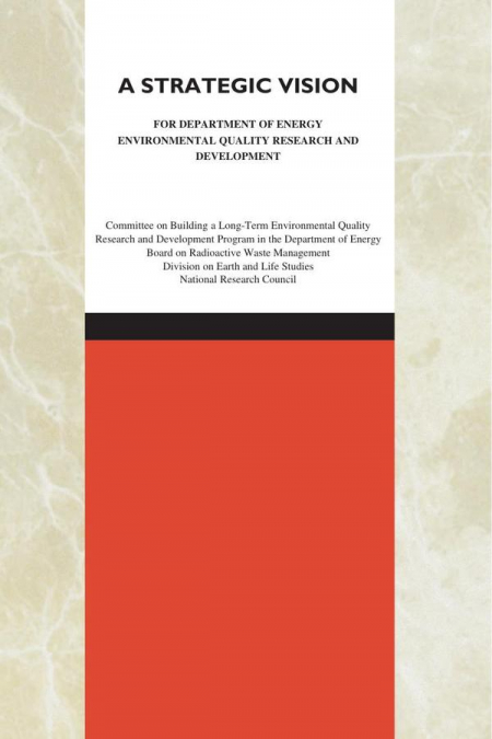 A Strategic Vision for Department of Energy Environmental Quality Research and Development
