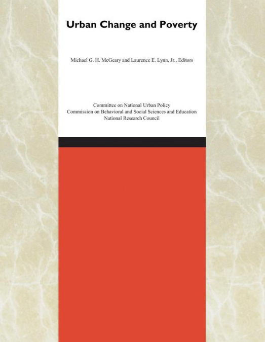 Urban Change and Poverty