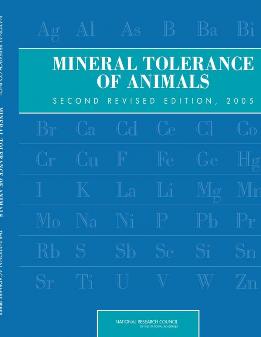Mineral Tolerance of Animals