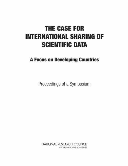 The Case for International Sharing of Scientific Data