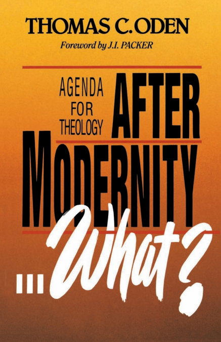 The After Modernity . . . What?