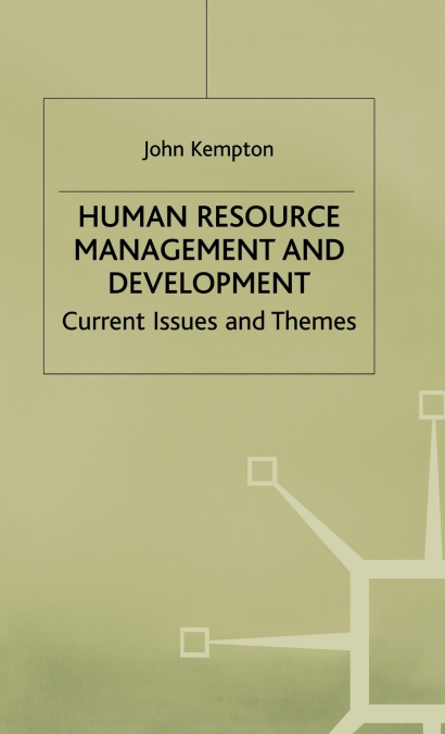 Human Resource Management and Development
