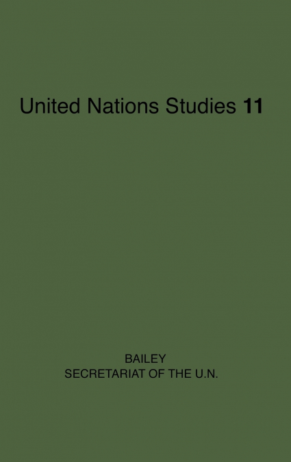 The Secretariat of the United Nations.