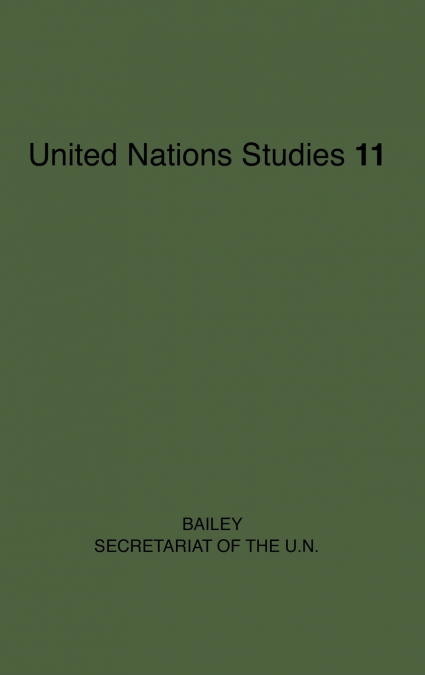 The Secretariat of the United Nations.