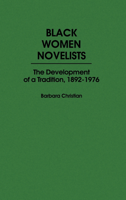 Black Women Novelists