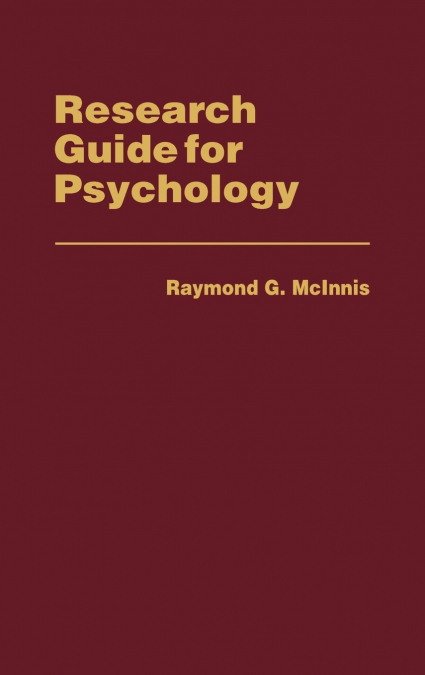Research Guide for Psychology