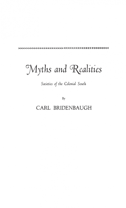 Myths and Realities