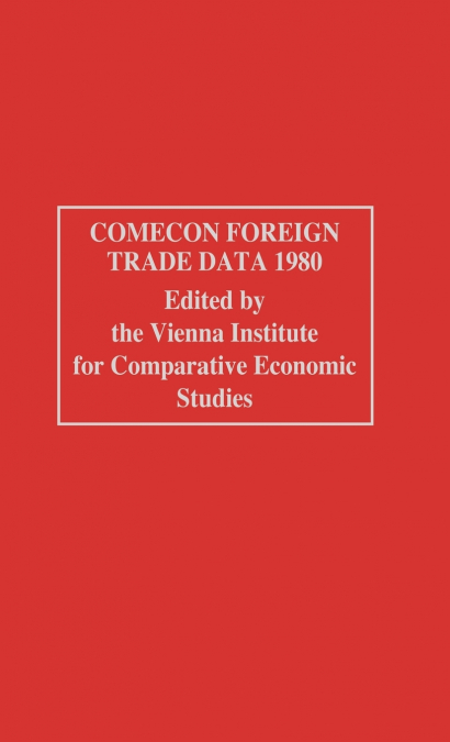 Comecon Foreign Trade Data 1980