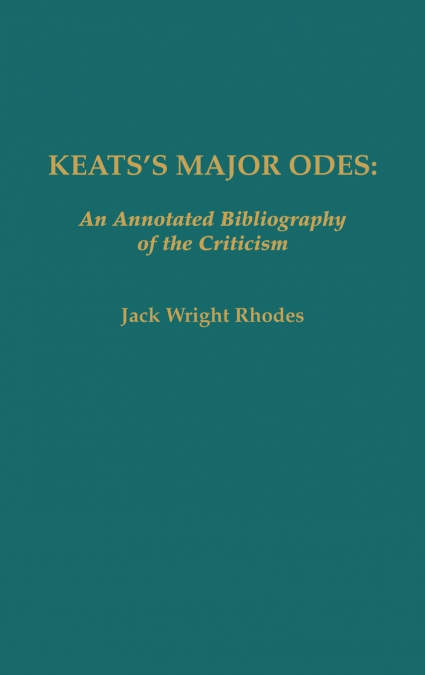 Keats’s Major Odes