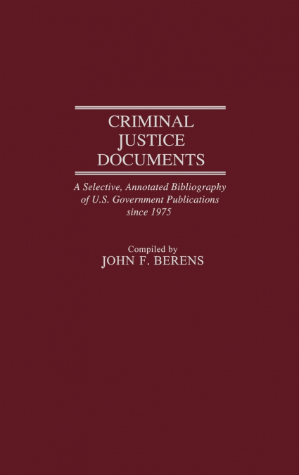 Criminal Justice Documents