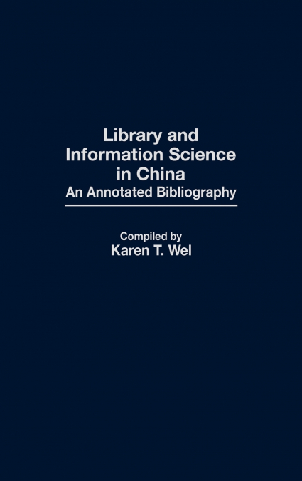 Library and Information Science in China