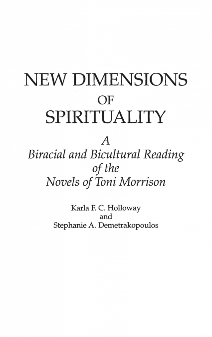 New Dimensions of Spirituality