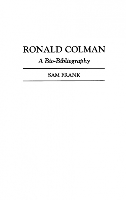 Ronald Colman