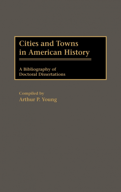 Cities and Towns in American History