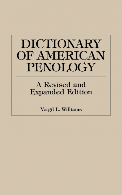 Dictionary of American Penology