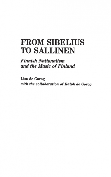 From Sibelius to Sallinen