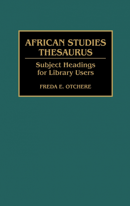 African Studies Thesaurus