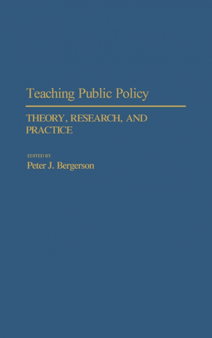 Teaching Public Policy