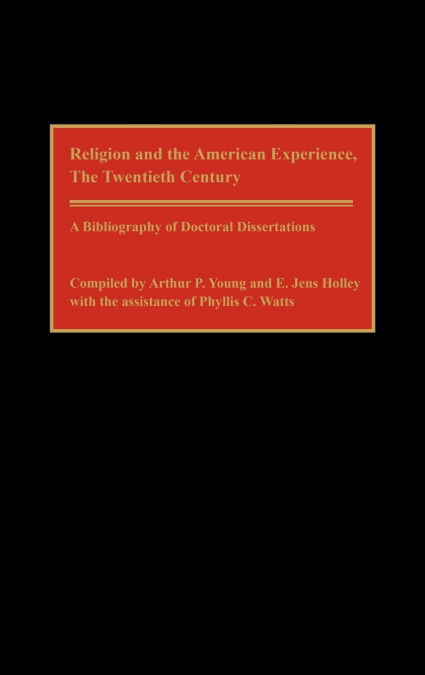 Religion and the American Experience, the Twentieth Century