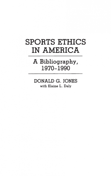 Sports Ethics in America