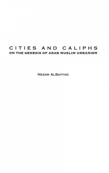 Cities and Caliphs