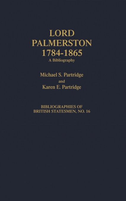 Lord Palmerston, 1784-1865