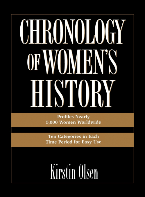 Chronology of Women’s History