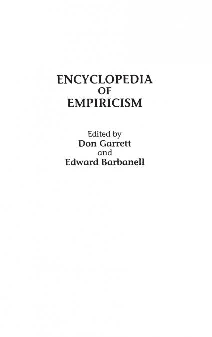 Encyclopedia of Empiricism