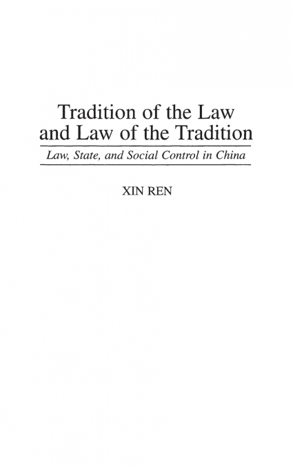 Tradition of the Law and Law of the Tradition