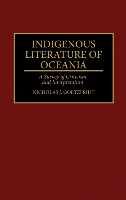 Indigenous Literature of Oceania