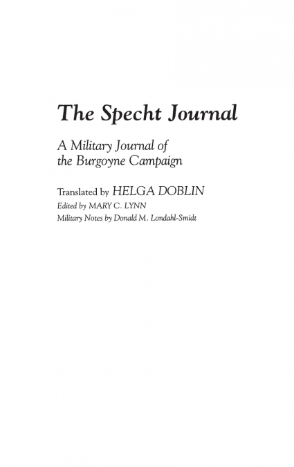 The Specht Journal