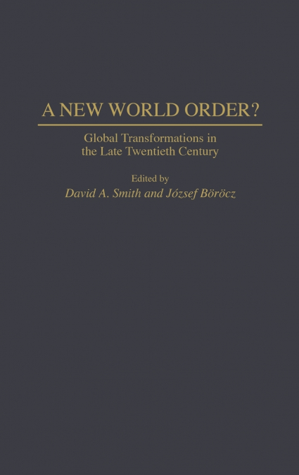 A New World Order?