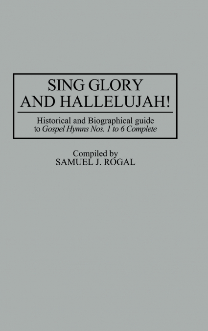 Sing Glory and Hallelujah!