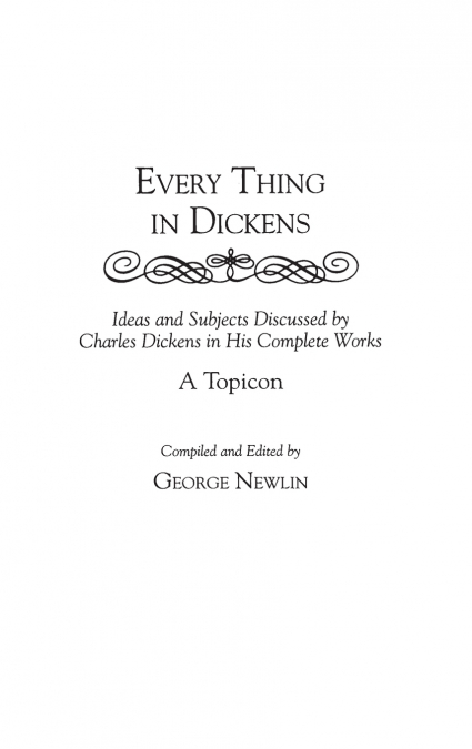 Every Thing in Dickens