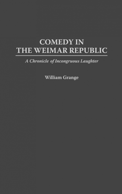 Comedy in the Weimar Republic